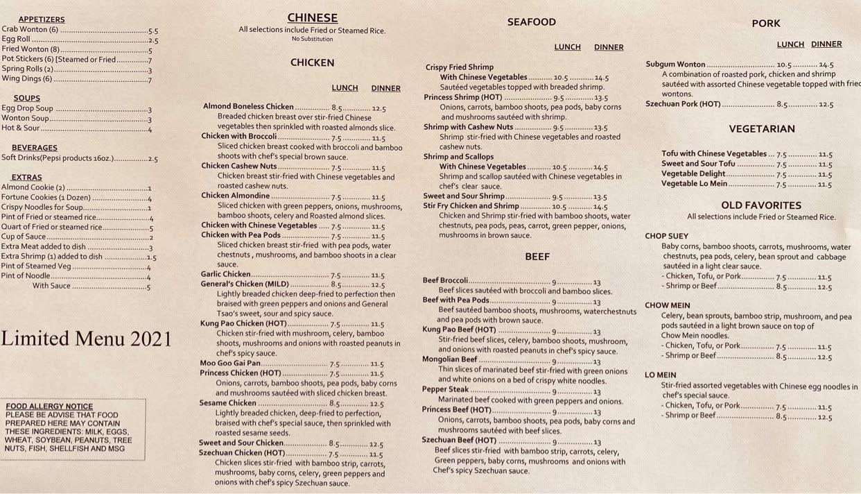 Indo China Gardens - Boyne City (TakeOut ONLY)